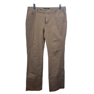 Pantalones de mezclilla para mujer Lauren Ralph Lauren Adelle tostados de pierna recta talla 6 102925-1235 - Imagen 1 de 6