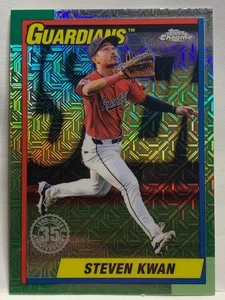 STEVEN KWAN 2025 Topps Series 1 Silver Pack Mojo Refractor #T90C-7 GUARDIANS - Picture 1 of 2