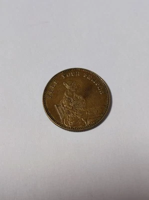 Token Spielmarke Keep Your Temper Viktoria Queen of GB 23,5mm - Bild 1 von 2