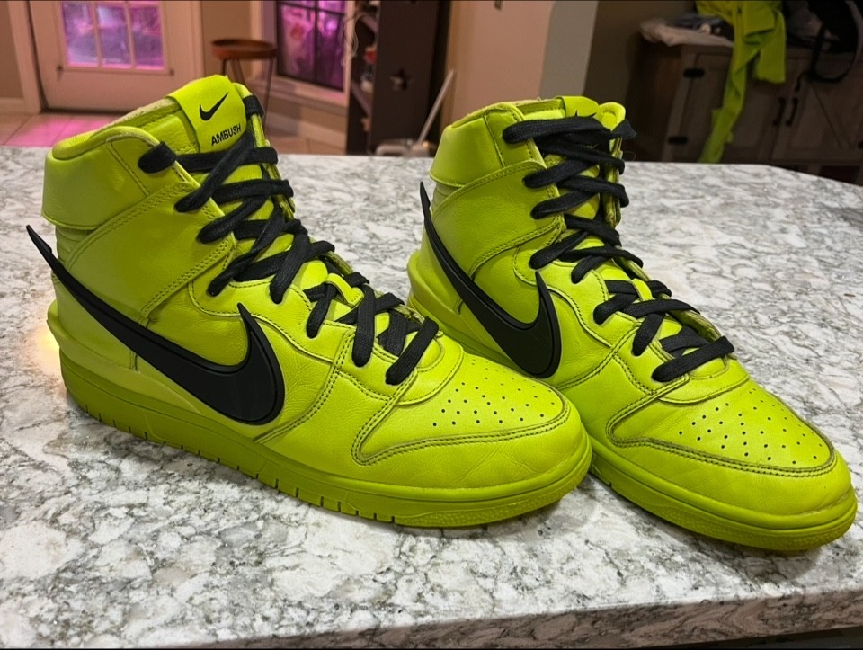 NIKE × AMBUSH DUNK HI flash lime 新品未使用 Dunk High x AMBUSH 'Flash Lime' Release Date. Nike SNKRS