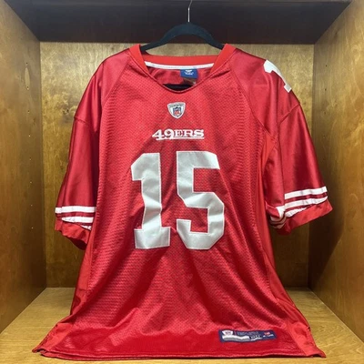 Camiseta para hombre Reebok On Field San Francisco 49ers Michael Crabtree 15 talla 50 NFL Foto 1 de 4