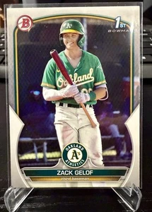 Zack Gelof 2023 Bowman 1st Prospect #BP-1 Athletics Prospects Rookie - Bild 1 von 1