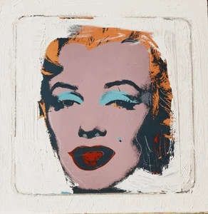 909-25 Imprimitura bes su 'collage' Marilyn Moore cart.no veg.le 30x30#0.2; 10-2 - Foto 1 di 2