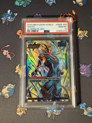 Dragon Ball Super Vegito FB05-025 Alternate Art Fusion World - PSA 10 GEM MINT - Image 1 of 3
