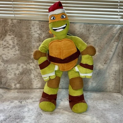 Teenage Mutant Ninja Turtles Michelangelo 22" Large Plush 2015 Nickelodeon - Image 1 of 4