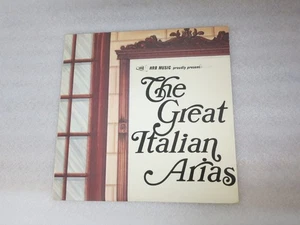 The Great Italian Arias HRB Music HRB 2006 Vinyl LP 1978 - Picture 1 of 3