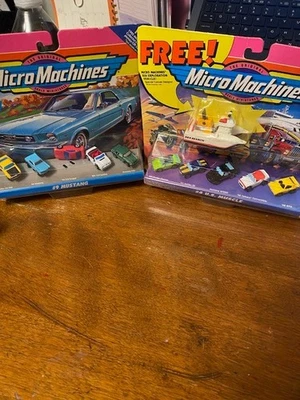 MICRO MACHINES #4 U.S. MUSCLE 1995 RARE and # 9 Mustang Wont last long - Image 1 of 4