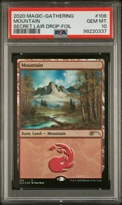 Secret Lair Drop Series #106 Mountain (106) (Bob Ross) Foil PSA 10 - Picture 1 of 2