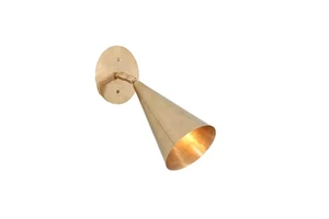 Handmade Vintage Inspired Wall Sconces Toronto Wall Lamp Light Raw Brass Italian - Picture 1 of 7