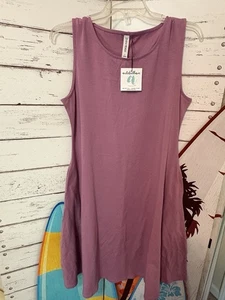 Damen Zenana Premium ärmelloses Kleid. Größe L. Lavendel - Bild 1 von 9