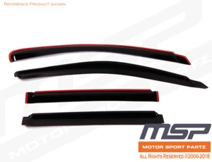 2pcs Visor Rain Guards Ford E-350 E-450 Econoline 1992-2002 2003 2004 2005 2006 - Picture 1 of 7