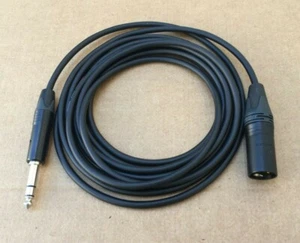 25-90'FT Mogami 2534 Cable Neutrik XLR Male to 1/4 Stereo Audio sound Microphone - Picture 1 of 4