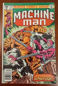 Machine Man #18 (Marvel, 12/80) 9.0 VF/NM (Alpha Flight appearance) DITKO art - Picture 1 of 2