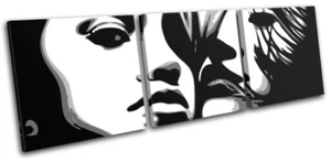 Sexy Girls NUDES Fashion TREBLE CANVAS WALL ART Picture Print - Picture 1 of 1
