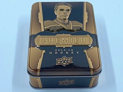 2015-2016 Upper Deck Premier Hockey Empty Tin - Connor McDavid Box Mint - Image 1 of 4