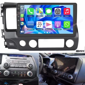 Android 13.0 Car Stereo Radio For Honda Civic 2006-2011 4+64GB CarPlay GPS WiFi - Picture 1 of 16