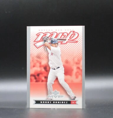 2003 Upper Deck MVP MANNY RAMIREZ Silver Parallel Card #31 Boston Red Sox - Image 1 of 2