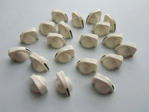 20x Guitar AMP Amplifier Knobs Effect Pedal Knobs Mini Chicken Head Knob White - Picture 1 of 1