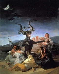Impresión o lienzo - Sábado de brujas, 1798 por Francisco Goya - Imagen 1 de 1