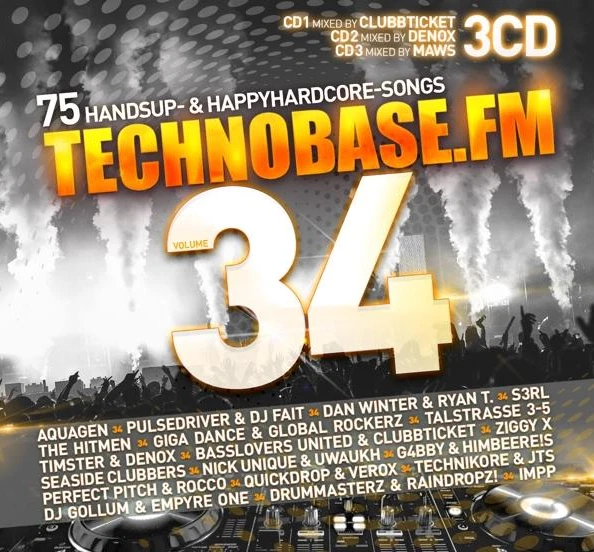 VARIOUS - Technobase.Fm Vol.34 - (CD)+++NEU+++ - Bild 1 von 1