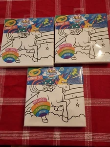 Crayola Canvas Set Uni-creatures - Unicorn Toy Art Set of 3 - Picture 1 of 3