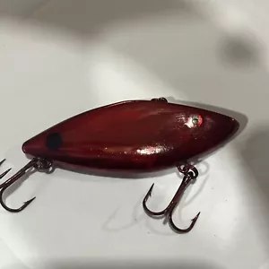 Vintage Baumwoll Cordell Super Spot Rassel Köder 3" in roter Ausführung mit roten Haken - Bild 1 von 7