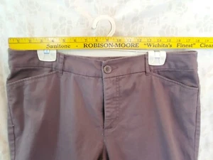 Slender Front Damen St Johns Bay Schokolade Caprihose Gr. 16 Stretch Chino - Bild 1 von 6