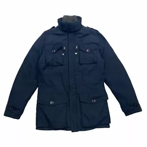 Armata Di Mare Padded Coat | Vintage High End Designer Puffer Navy Blue Vintage - Bild 1 von 4