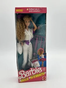 Muñeca Barbie and the All Stars Midge Softbol Star Mattel 1989 #9360 NUEVA - Imagen 1 de 13