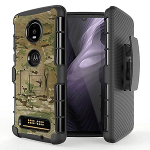 Scorpion Multicam CAMO Hybrid Armor Belt Clip Rugged Case for MOTOROLA Series - Picture 1 of 4
