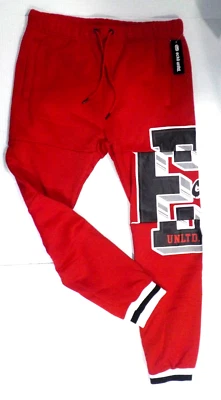 Pantalón de chándal ECKO UNLTD Dual Vision ROJO cordón/bolsillos talla L (NUEVO CON ETIQUETAS**L@@K) Foto 1 de 4