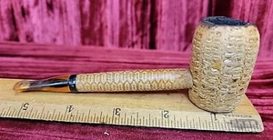 ORIGINAL Vintage Antique Sweatheart PIPE Corn Cob Pipe TOBACCO - Picture 1 of 13