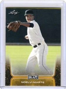 Noelvi Marte SP 2020 Leaf Draft Gold Parallel MLB Prospect #06 Seattle Mariners - Picture 1 of 2