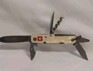 Schweizer Vintage Taschenmesser PRADEL Perlmutt XC75 Sack-Messer Freizeitmesser - Bild 1 von 10