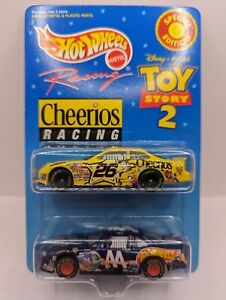 1999 Hot Wheels Cheerios Racing Toy Story 2 Pontiac Grand Prix & Ford  V4 Mint