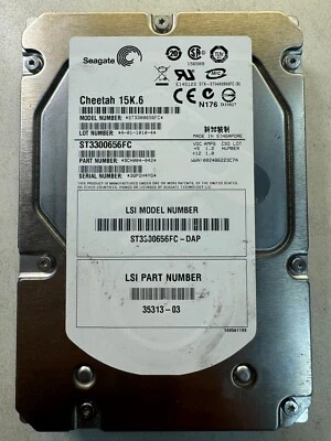 LSI 35313-03 ST3300656FC 300GB 15K RPM 16MB Cache Fibre Channel 4Gb/s - Image 1 of 4