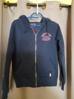 CROSSHATCH Sweatjacke Damen Black Label Gr. S, blau weich gefüttert - Bild 1 von 4