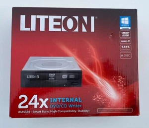 Lite-On Internal ATAPI Dual Layer 24x DVD+RW Drive iHAS324-17 New Open Box - Picture 1 of 8