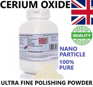 CERIUM OXIDE SCRATCH REMOVER WINDSCREEN GLASS POLISHING JEWELLERY POLISH FREE PP - Picture 1 of 1