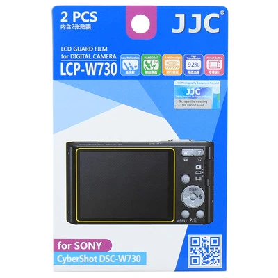 JJC LCPW730 LCD Film Camera Screen Display Protector for SONY CyberShot DSC-W730 - Image 1 of 3