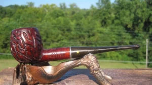 Dr Grabow Savoy Caved Imported Briar Smoking Estate Pipe 5.3/4" L - Picture 1 of 16