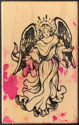 Sello de goma del ángel de la guarda PSX E-793 Foto 1 de 3