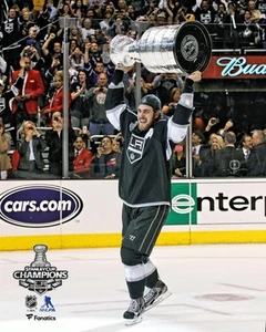 Anze Kopitar Kings Unsigned 2012 Stanley Cup Champions Raising Cup Photo - Picture 1 of 1
