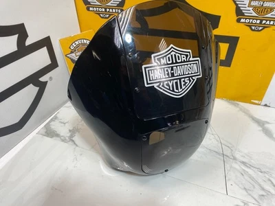 Sportster XL883 FXR Dyna Black Quarter Fairing Clear/Smoke Windshield For Harley - Image 1 of 4