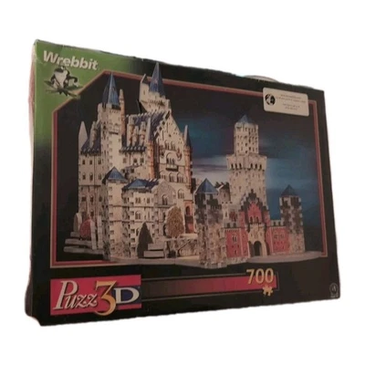 WREBBIT 3-D Puzzle NEUSCHWANSTEIN CASTLE, 700 pieces,  New / Sealed - Image 1 of 4