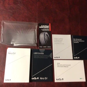 2024 KIA NIRO EV COMPLETE OWNERS MANUAL BOOKS REF & MAINT GUIDE CASE ALL MODELS - Picture 1 of 11