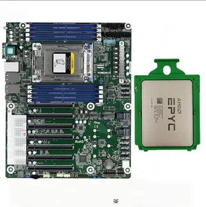 ASRock ROMED8-2T+AMD EPYC 7F52 16 cores 32 threads 3.5GHz combination-- - Picture 1 of 1
