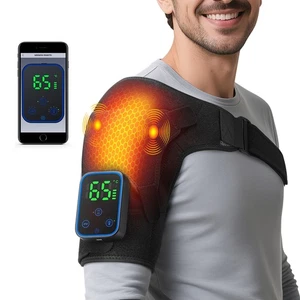 Graphene Heat Vibration Shoulder Massager for Arthritis Pain Relief Detachable - Picture 1 of 24