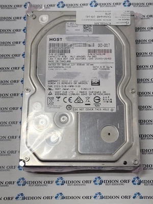 HITACHI 4TB 3.5" SATA HDD 7200 RPM HUS726040ALE610, GRADE A, SKU 19273 - Image 1 of 2