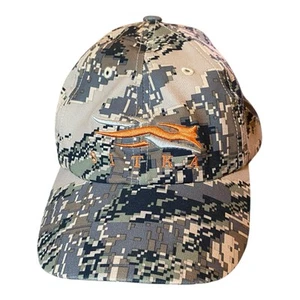 Sitka Hunting Camo Adjustable Strapback Cap Hat Performance Lightweight - Picture 1 of 6